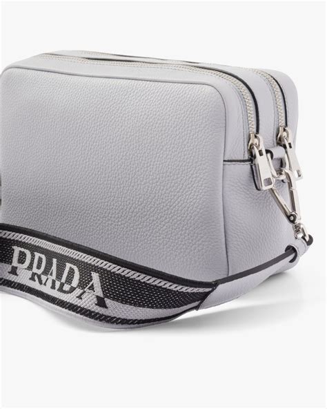 prada flou leather bag with shoulder strap